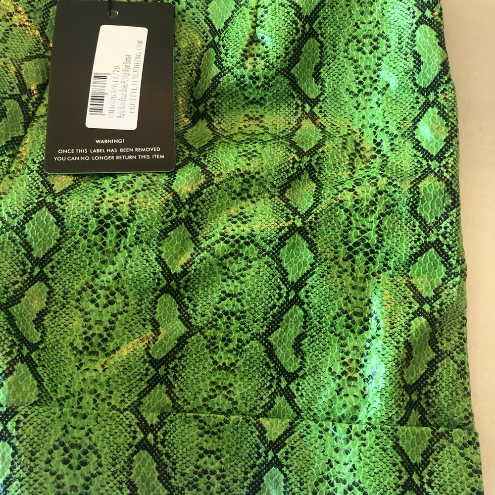 Pretty Little Thing snake skin shorts - Picture 3 of 3